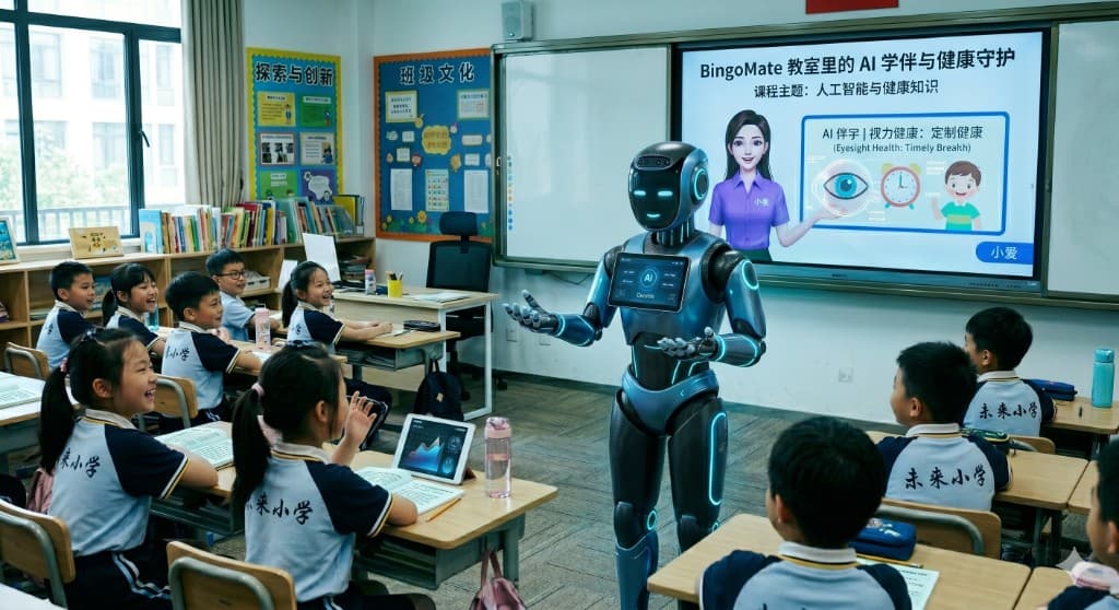 典型课堂场景:教育智能终端部署示意