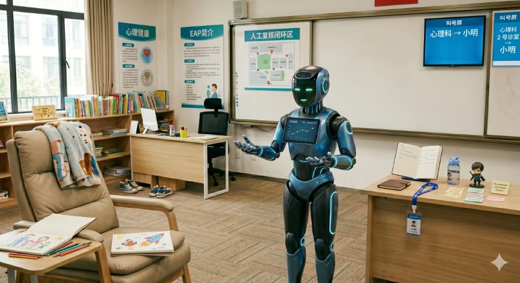 MindSense 心理陪伴机器人 / 终端产品示意